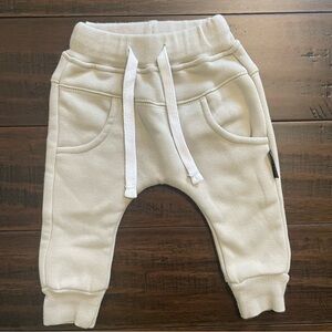 Little Bipsy Fleece Lined Joggers in Froth Color